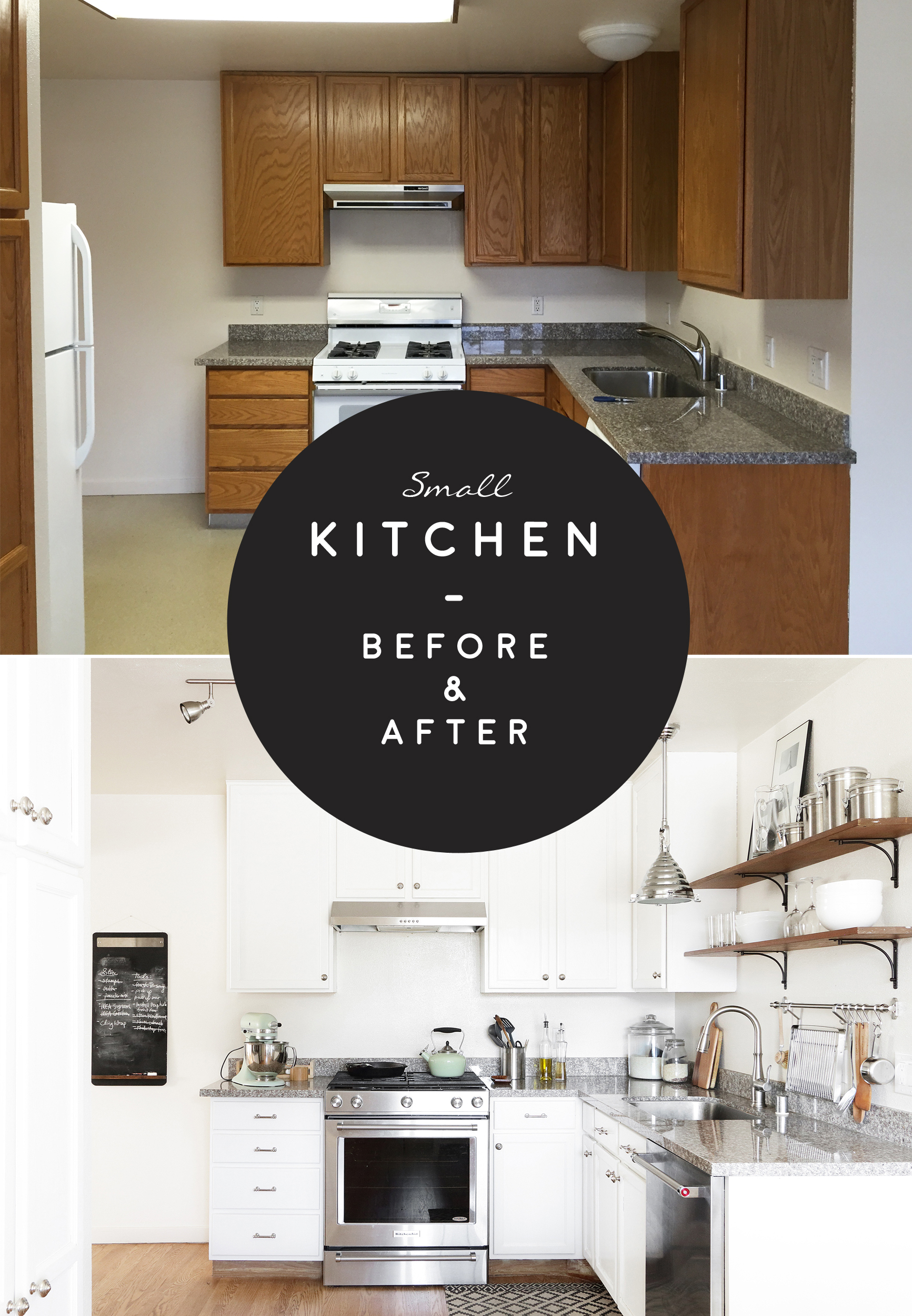 kitchen before and after