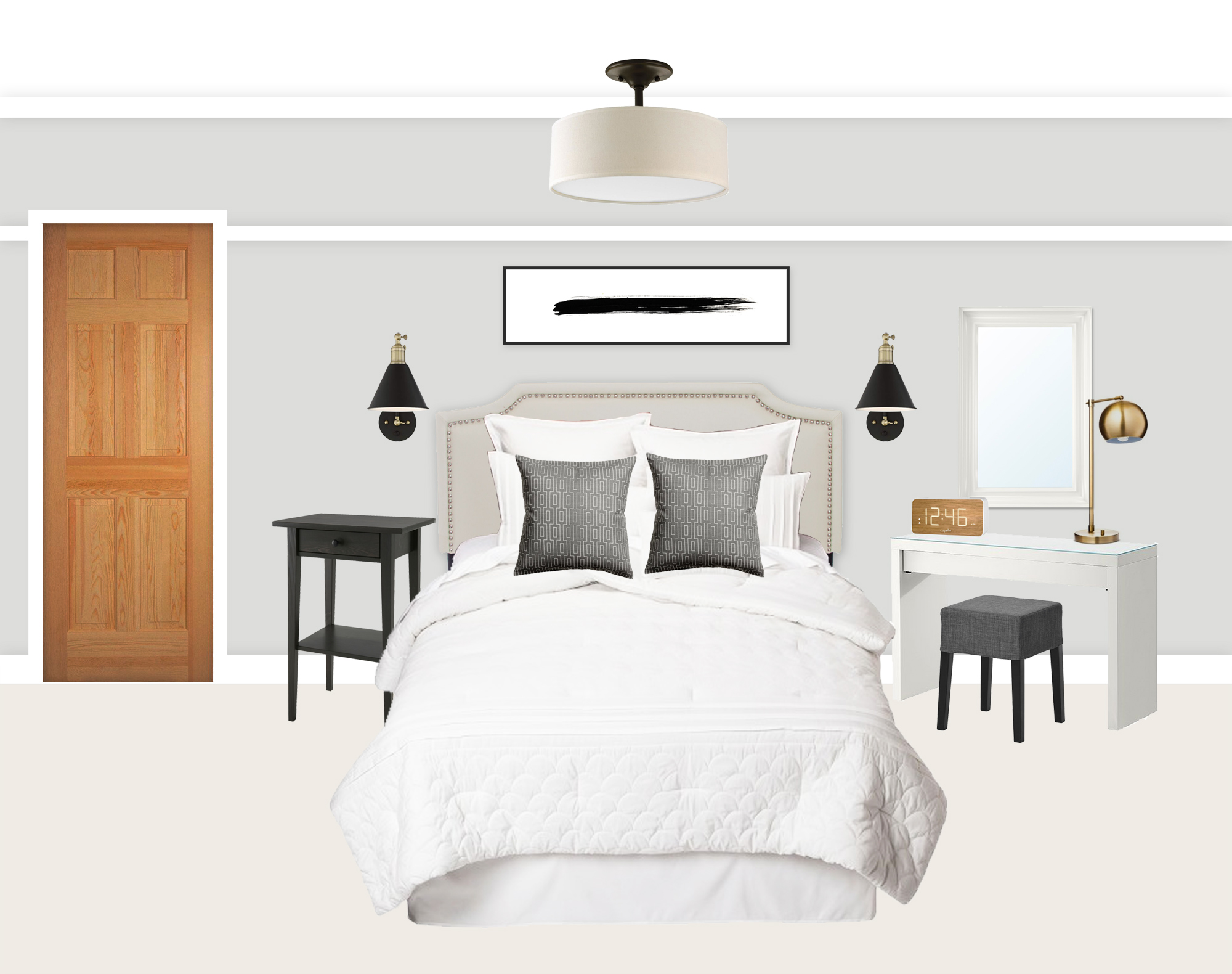 Master bedroom design board