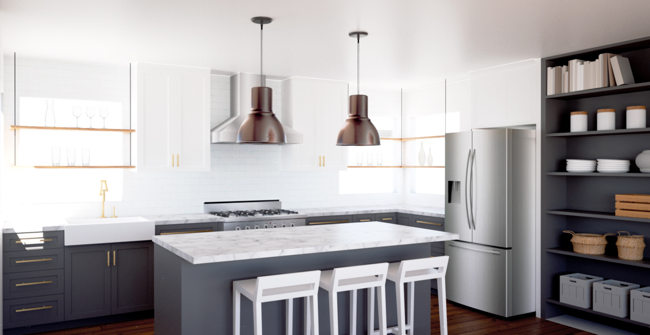 sketchup professional kitchen design