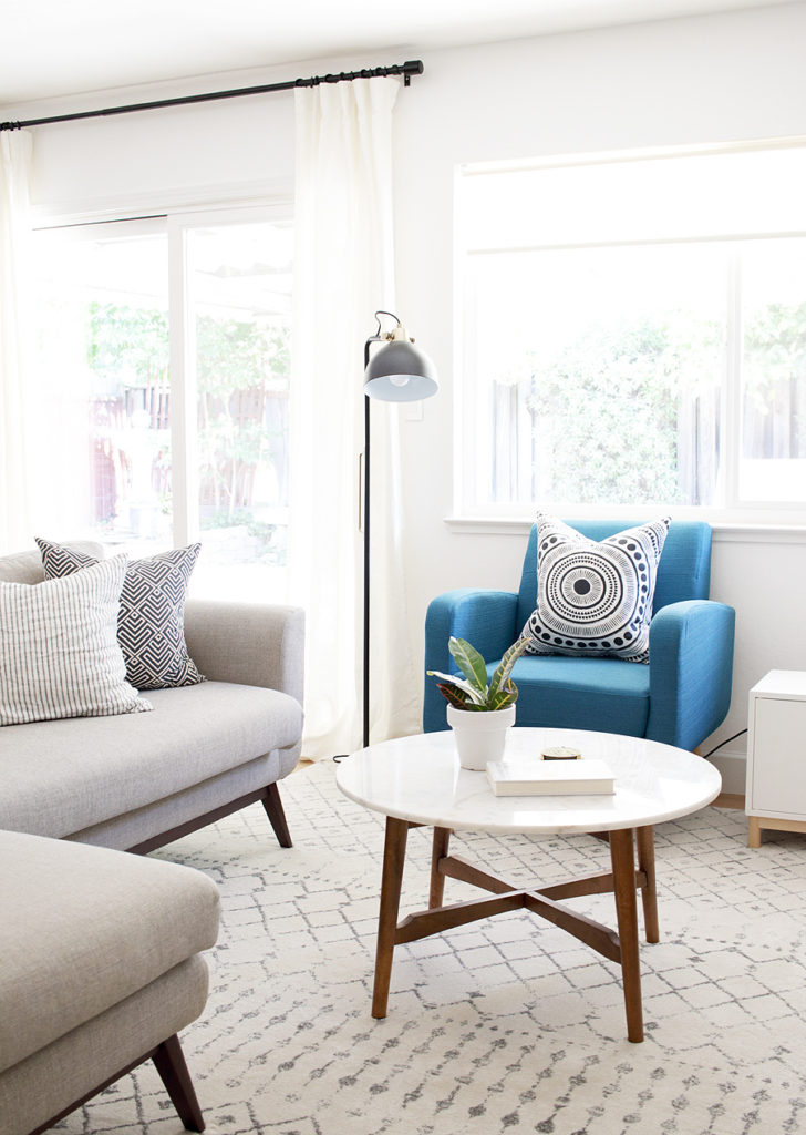 Before and After: Jess and Jon's Living Room Reveal - BAY ON A BUDGET