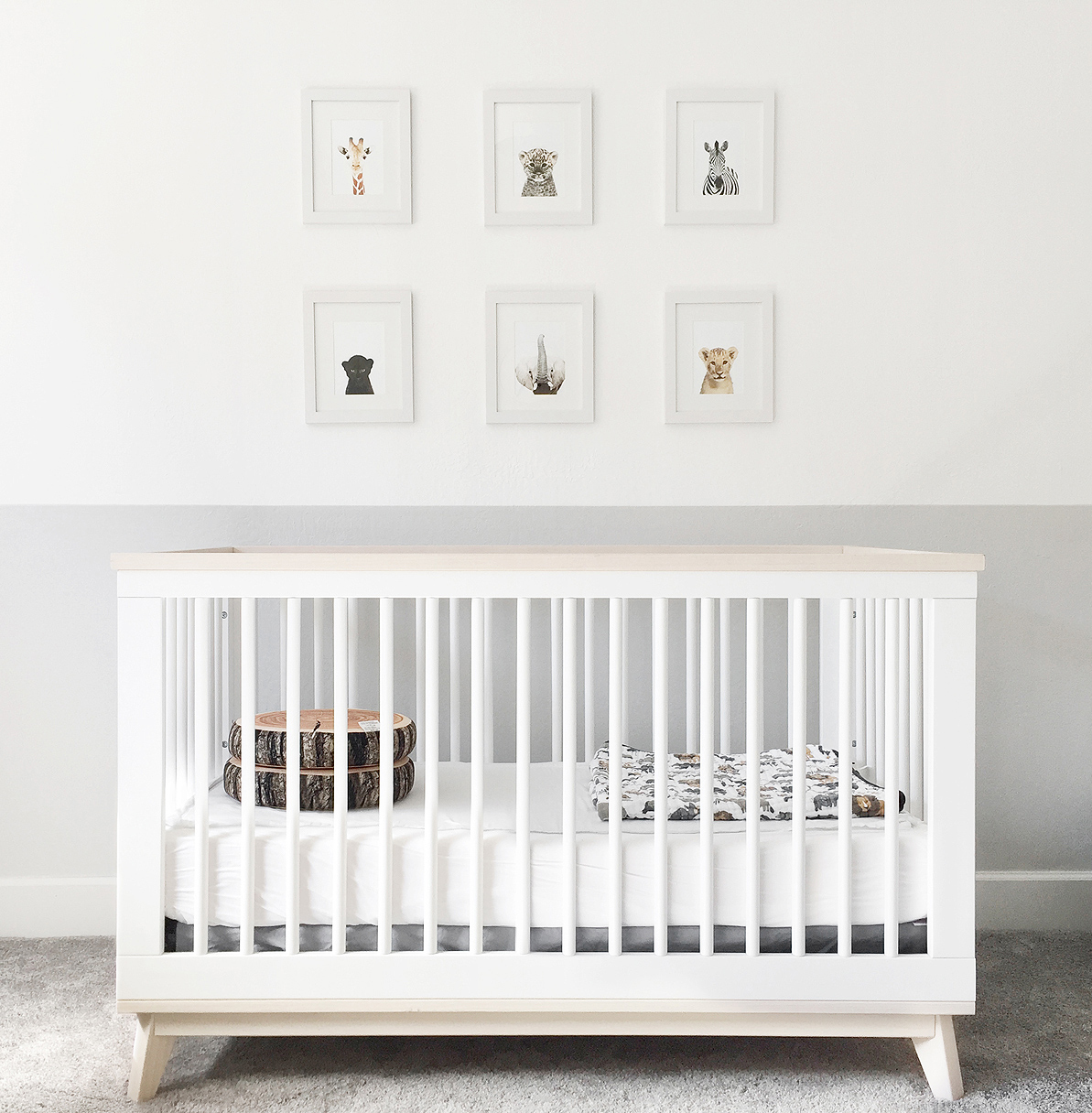 Babyletto Crib With Animal Prints