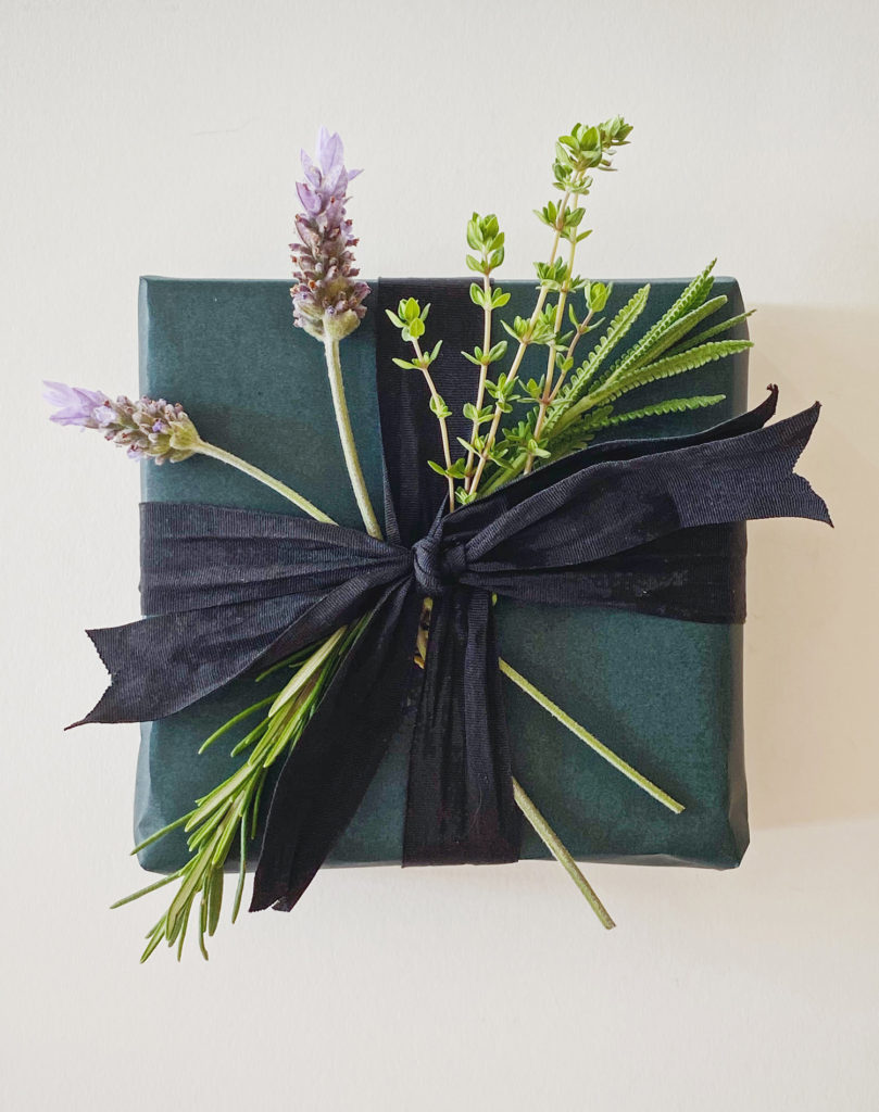 gift with herbs